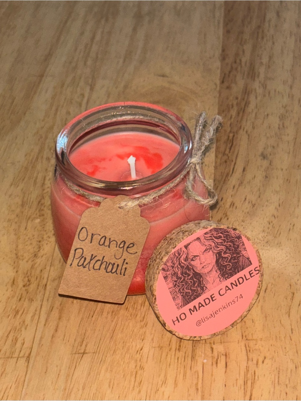 Ho Made Candles Orange Patchouli Jar Candle